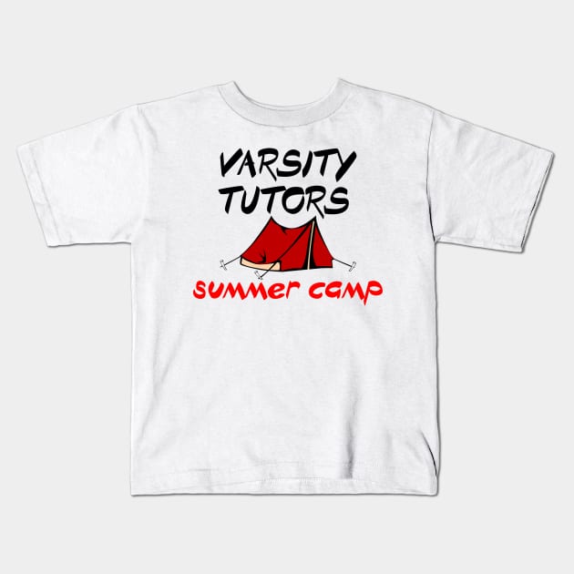 Varsity Tutors Summer Camp Kids T-Shirt by Seopdesigns